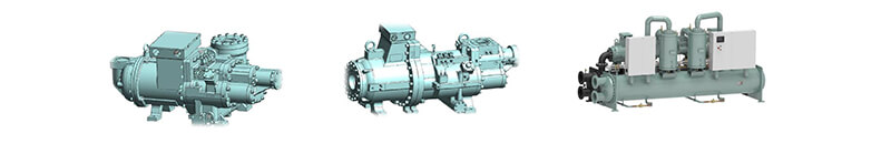 semi-hermetic twin screw compressor Máy nén vít sinh đôi bán động